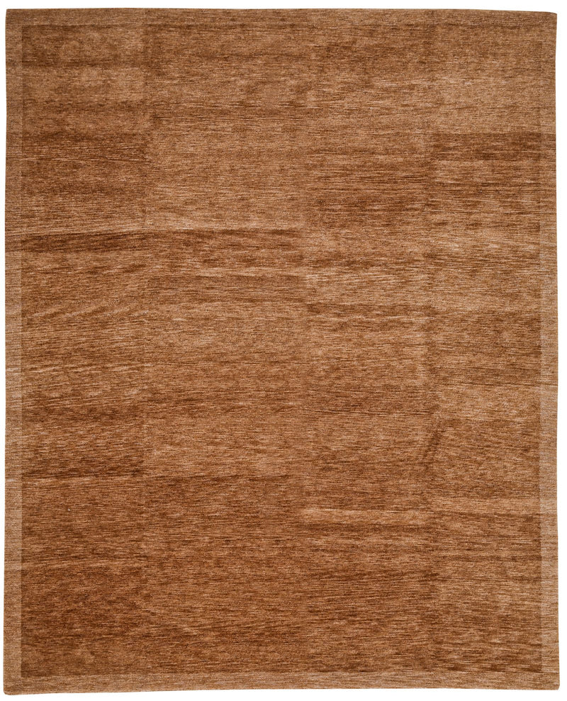 8x10 Brown and Beige Modern Contemporary Rug