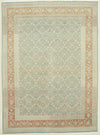 9x12 Blue and Rust Persian rug