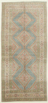 5x11 Blue and Pink Turkish Tribal Runner