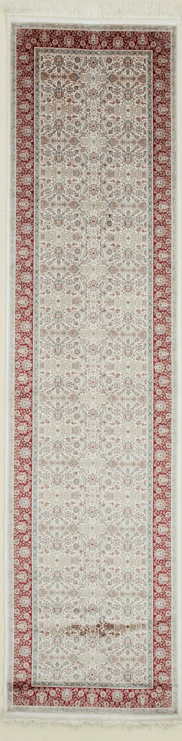 3x10 Ivory and Red Turkish Antep Runner