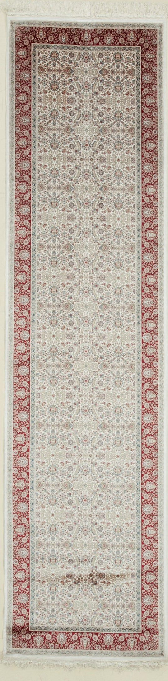 3x10 Ivory and Red Turkish Antep Runner