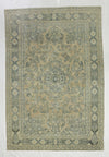 7x10 Peach and Green Persian Traditional Rug