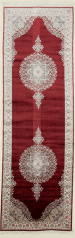 3x10 Red and Ivory Turkish Antep Runner