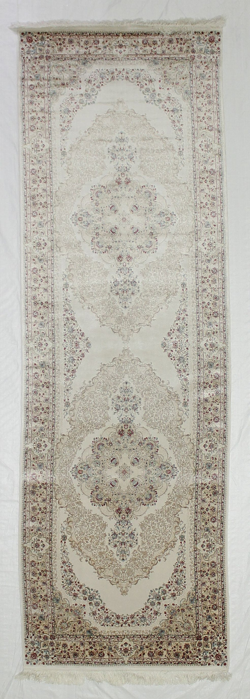 3x10 Ivory and Beige Turkish Antep Runner