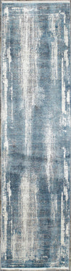 3x10 White and Blue Turkish Antep Runner