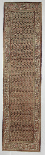 3x12 Beige and Ivory Persian Runner