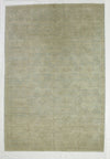6x9 Blue and Ivory Persian Rug