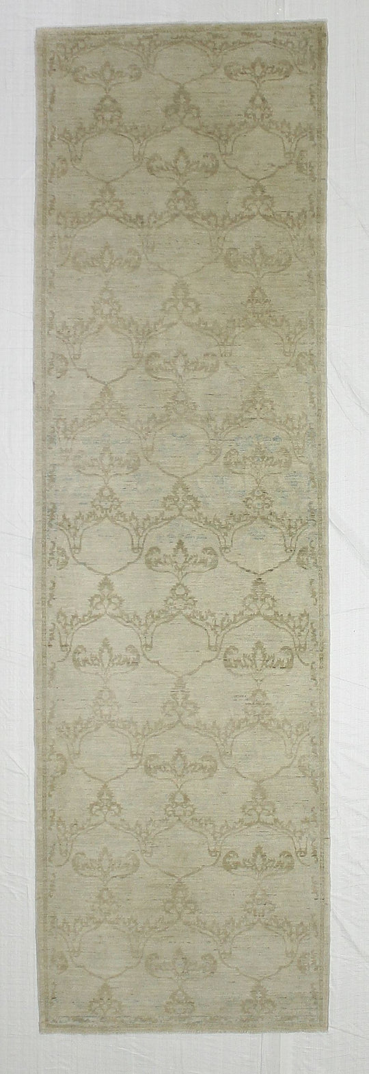3x10 Ivory and Beige Persian Runner