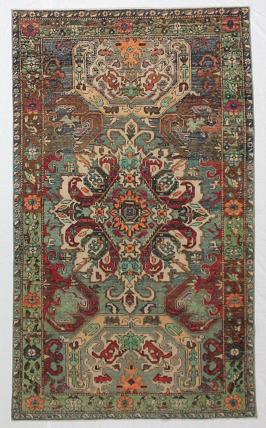 4x8 Multicolor Turkish Tribal Rug