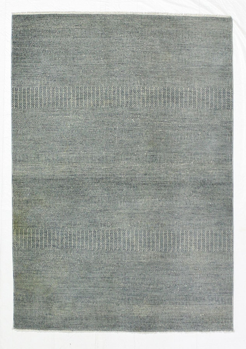 4x6 Blue and Gray Modern Contemporary Rug