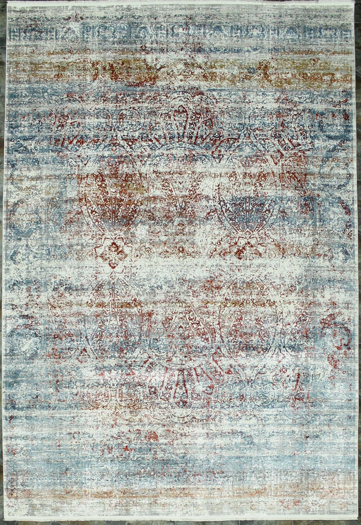 7x10 Multicolor Turkish Antep Rug