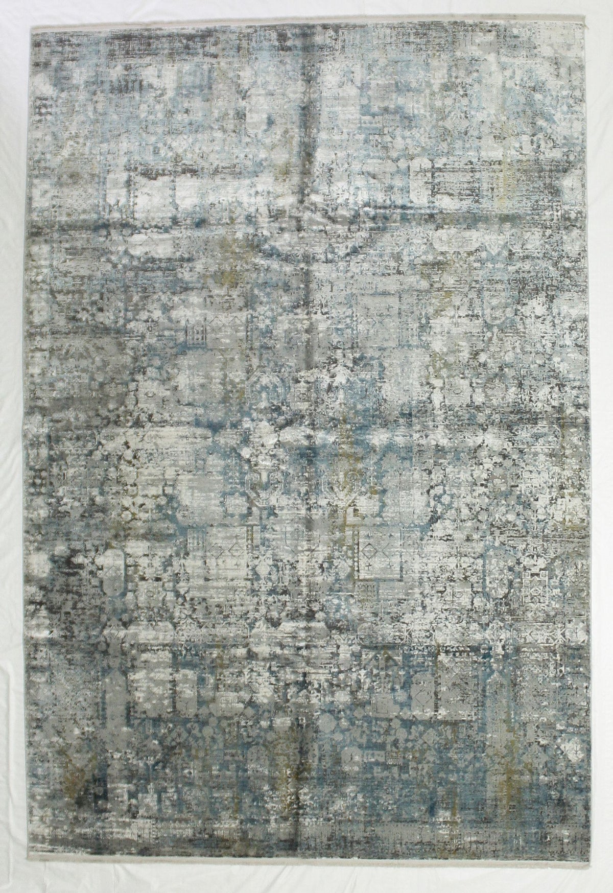 6x10 Blue and White Turkish Antep Rug