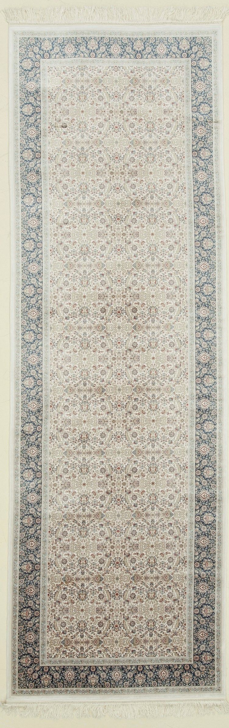 3x10 Ivory and Blue Turkish Antep Runner