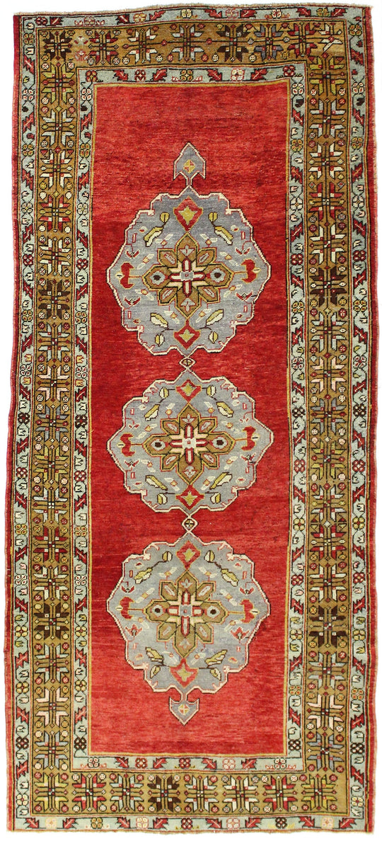 5x11 Red and Rust Turkish Tribal Runner
