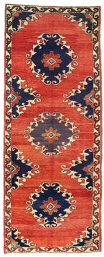 5x12 Red and Navy Turkish Tribal Runner
