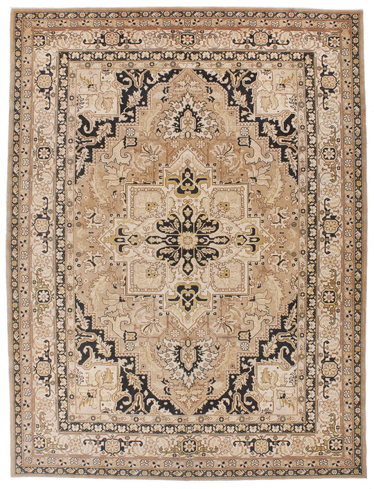 9x12 Black and Blue Anatolian Persian Rug