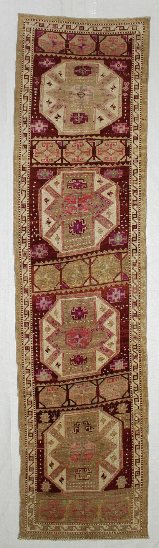 3x12 Multicolor Turkish Tribal Runner
