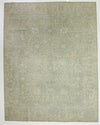 8x10 Beige and Blue Turkish Oushak Rug