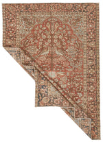 4x6 Red and Beige Persian Traditional Rug