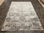 7x10 Gold and Gray Turkish Antep Rug