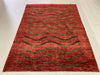 6x7 Red and Green Modern Contemporary Rug