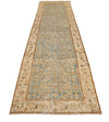 3x13 Beige and Blue Persian Tribal Runner