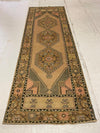 3x10 Ivory and Pink Turkish Tribal Runner