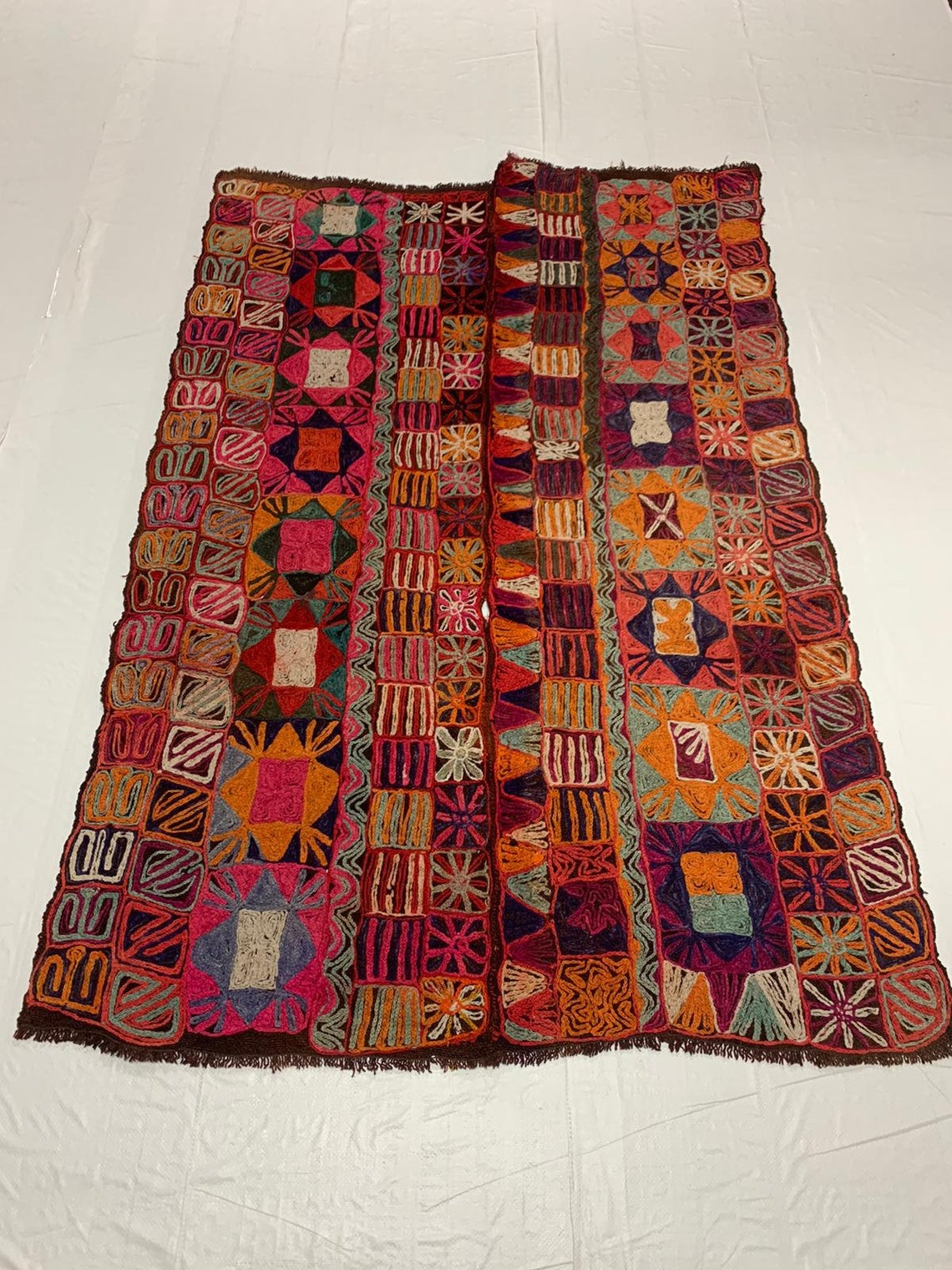 4x7 Multicolor Turkish Patchwork Rug