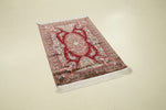 3x4 Red and Navy Turkish Antep Rug