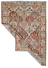 4x6 Beige and Red Persian Traditional Rug