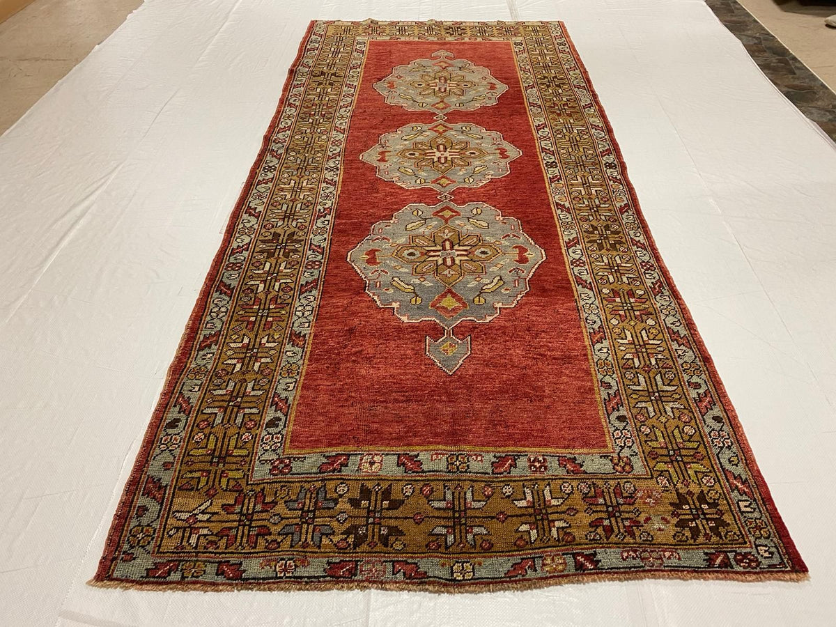 5x11 Red and Rust Turkish Tribal Runner