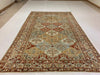 7x10 Multicolor and Red Persian Rug