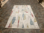 5x8 Red and Blue Turkish Antep Rug