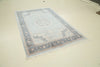 5x8 Blue and Navy Turkish Antep Rug