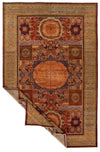 12x19 Rust and Green Anatolian Traditional Rug