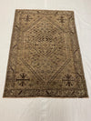 3x5 Beige and Brown Persian Traditional Rug