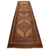 3x15 Brown and Beige Turkish Persian Runner