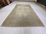 7x10 Blue and Beige Persian Traditional Rug