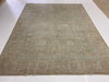 8x10 Beige and Blue Turkish Oushak Rug