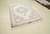 5x8 Ivory and Beige Turkish Antep Rug