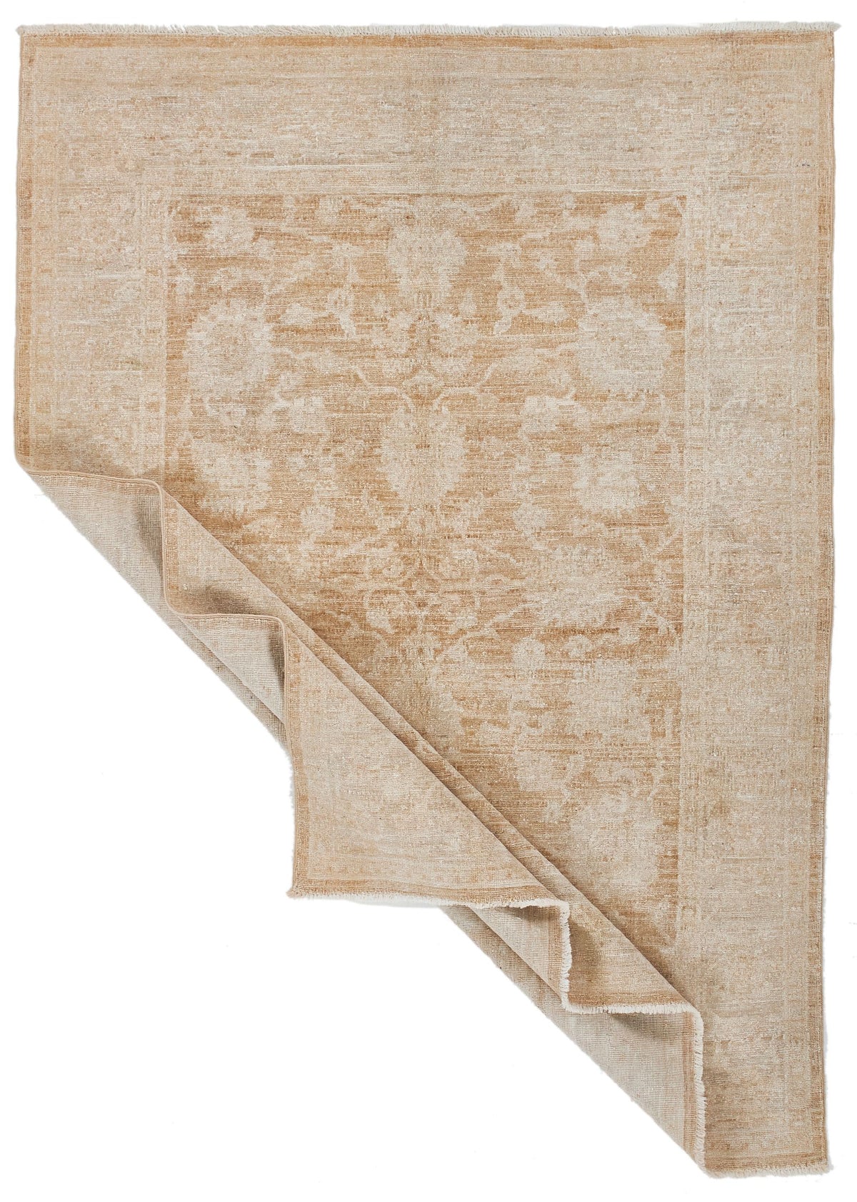 5x7 Beige Turkish Traditional Rug