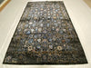 7x9 Black and Multicolor Turkish Antep Rug