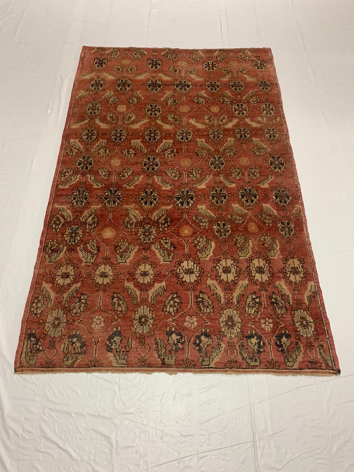 5x7 Red and Brown Turkish Tribal Rug