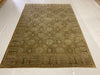 7x10 Blue and Beige Turkish Oushak Rug