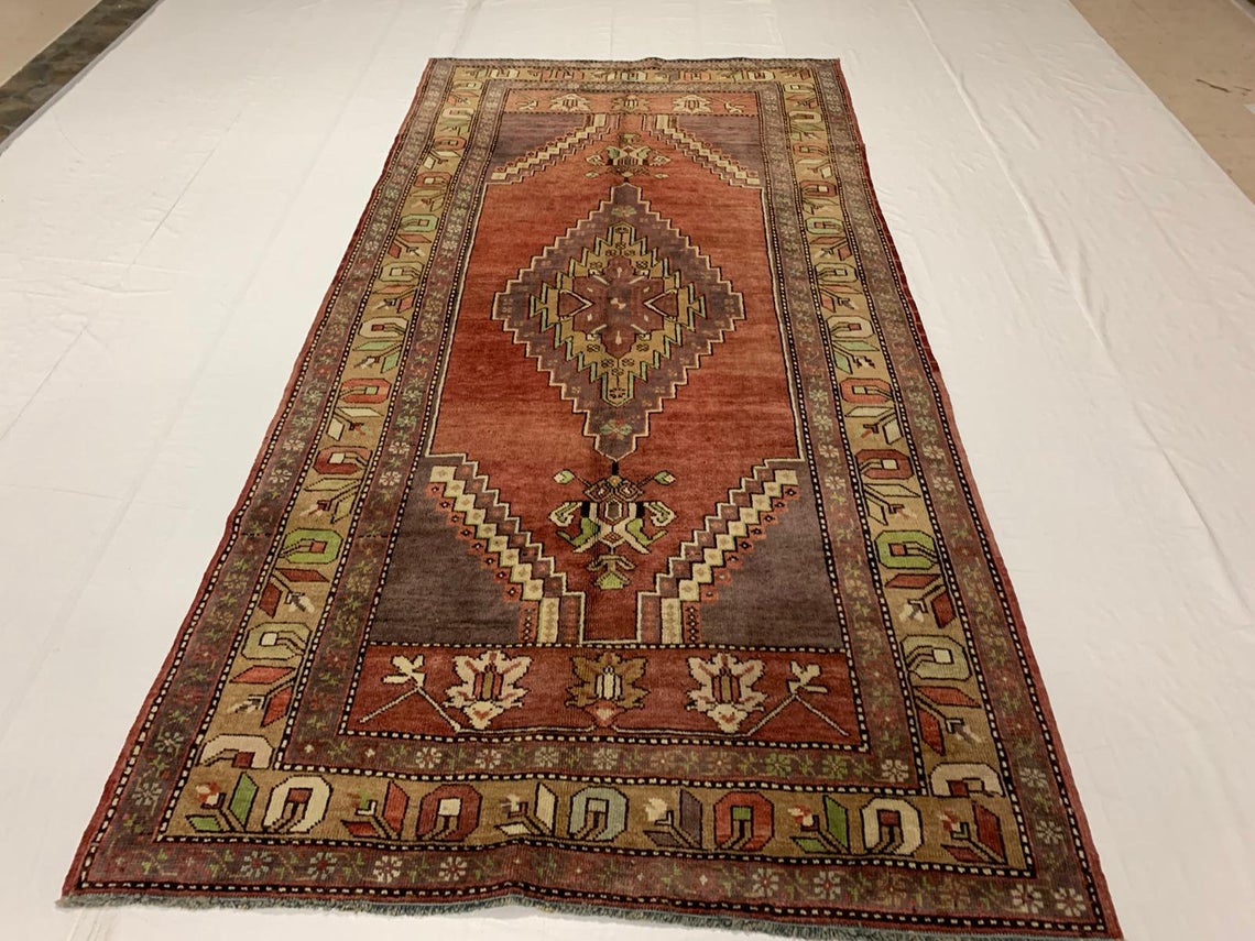 5x9 Red and Beige Kazak Tribal Rug