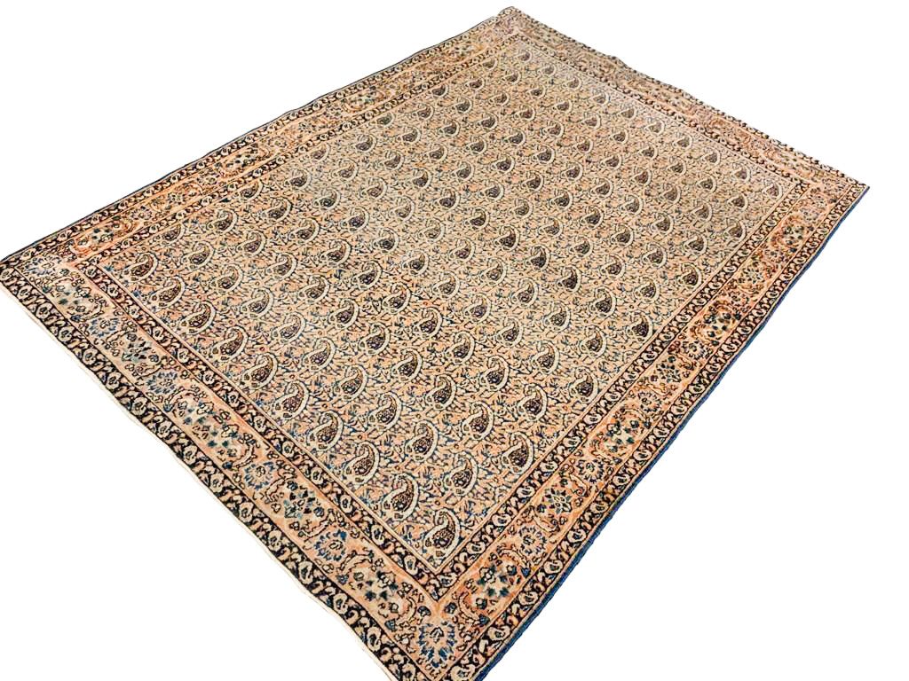 4x6 Gold and Gold  Persian Rug