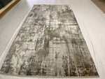 6x10 White and Gold Turkish Antep Rug