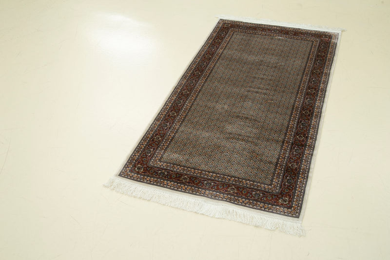3x5 Beige and Red Turkish Antep Rug