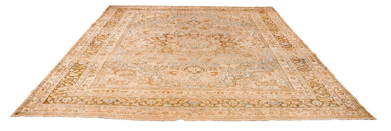10x14 Beige and Brown Persian Rug