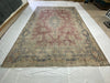 10x13 Red and Navy Turkish Overdyed Rug